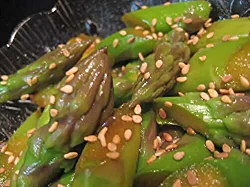Chinese Asparagus Salad; bird stories