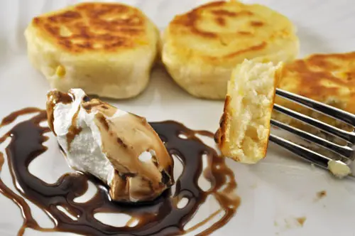 Corn Fritters with Balsamic Honey Reduction; the update