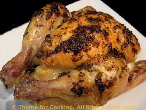 Cornish Hens with Herbs Sauce; Herbs 101