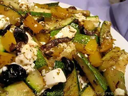 Courgette (Zucchini) with Feta and Greek Olives; The Update