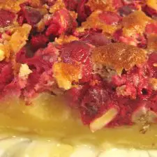 Cranberry Walnut Clafoutis