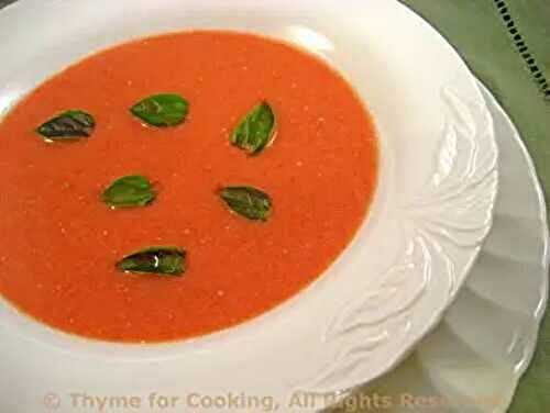 Creamy Tomato Chevre Soup; the Saga, Part VI