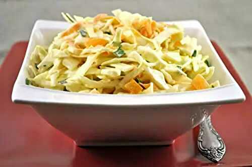 Easy Cabbage Salad with Yogurt Dressing, and more salads
