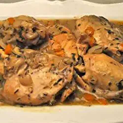 Easy Chicken Thighs, Slow Cooker