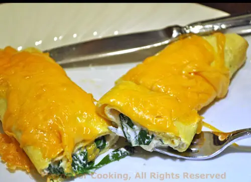 Egg Crêpes Stuffed with Spinach and Ricotta; the update