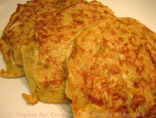 Egg Fu Yung with Cabbage, Sesame Chicken Strips; the update