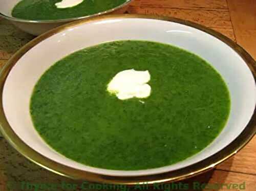 Emerald Soup; easy summer soups