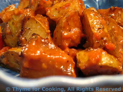 Faux Patatas Bravas; the Paleo Diet?