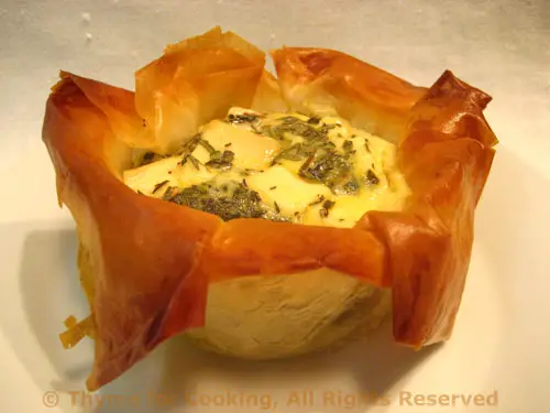 Feta and Caper Tart; Braised Lamb; Dirty Dogs