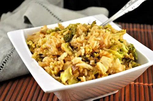 Fried Rice with Savoy Cabbage; the update