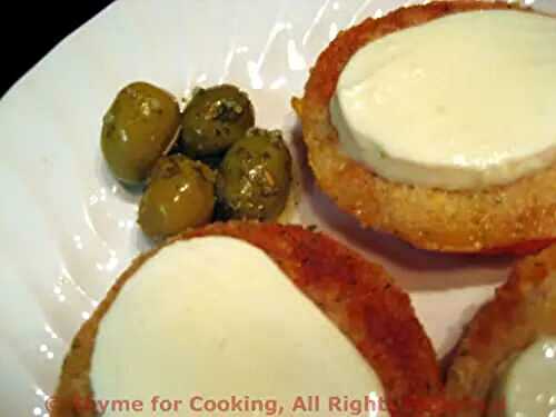 Fried Tomatoes with Mozzarella and the Weekly Menu Planner