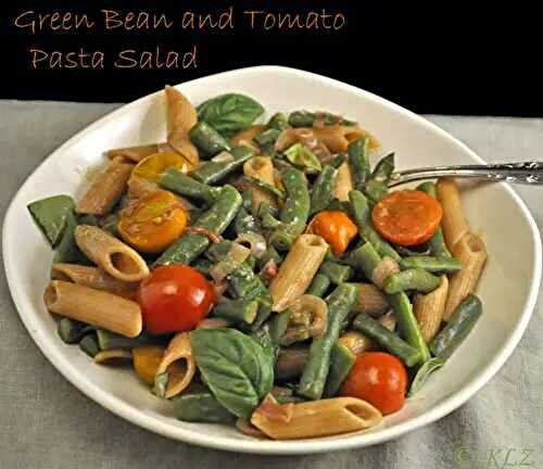 Green Bean and Tomato Pasta Salad