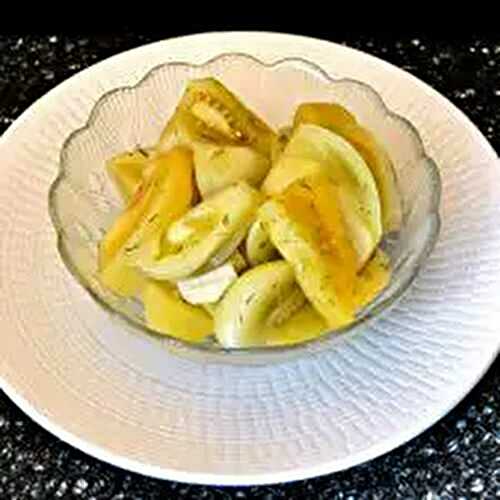 Green Tomato Pickles