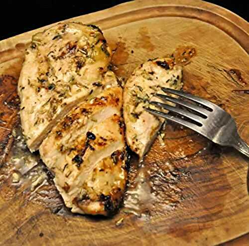 Grilled Chicken Breasts with Honey Mustard Glaze, August Menus and Smut