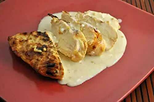 Grilled Chicken Breasts with Mustard Sauce; Bored?