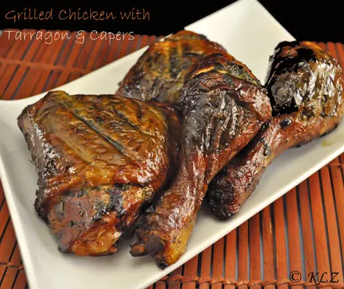 Grilled Chicken With Tarragon and Capers; the wonders of scaffolding