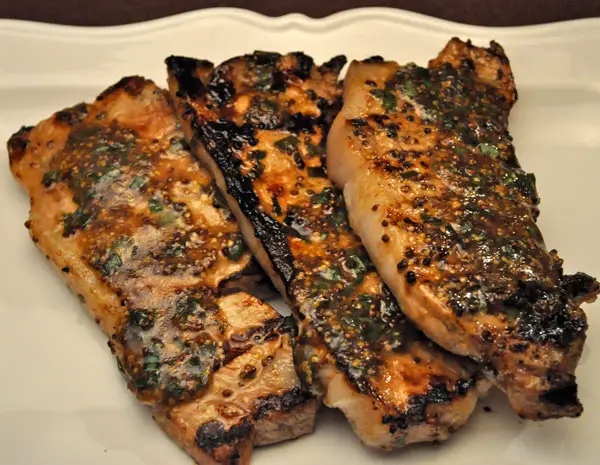 Grilled Deviled Pork Chops; oh what a tangled tree