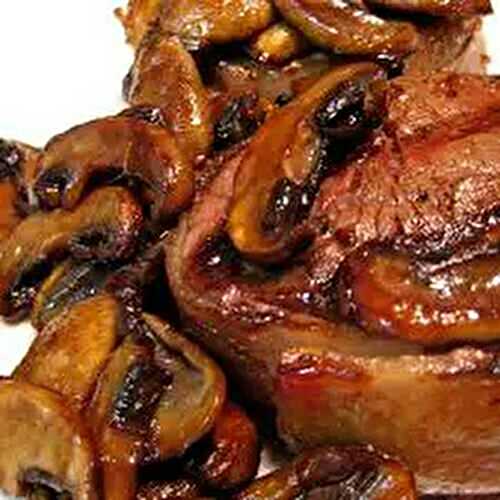 Grilled Filet Mignon with Mushrooms