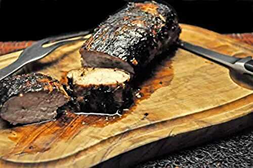 Grilled Miso Pork Tenderloin; new report says diets don't work