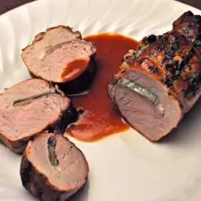 Grilled Pork Tenderloin 'Saltimbocca'