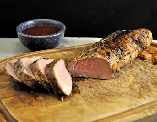 Grilled Pork Tenderloin, Shallot Sage Marinade