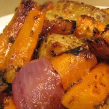 Grilled Potatoes & Carrots Dijon
