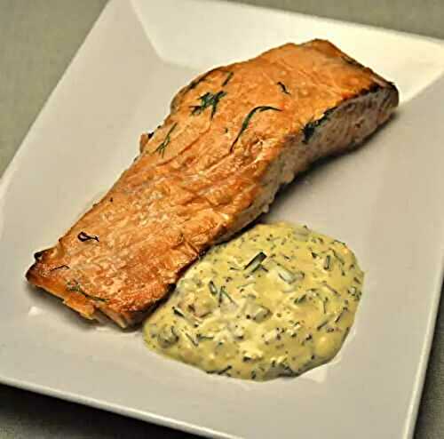Grilled Salmon with Tarragon Mayonnaise