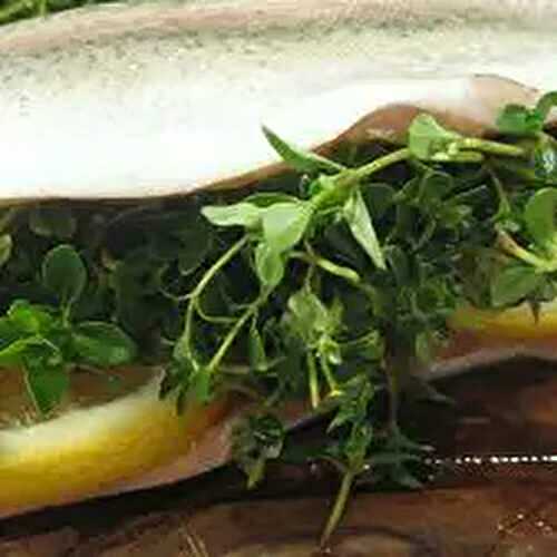 Grilled Trout with Lemon