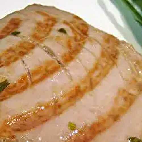 Grilled Tuna with Tarragon Sauce