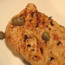 Grilled Turkey Cutlets Piccata