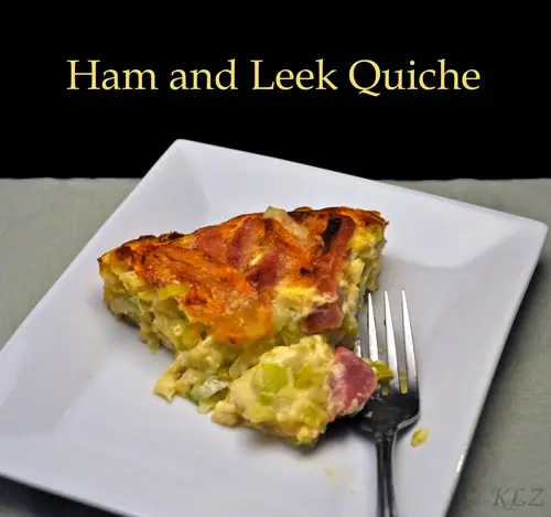 Ham and Leek Quiche
