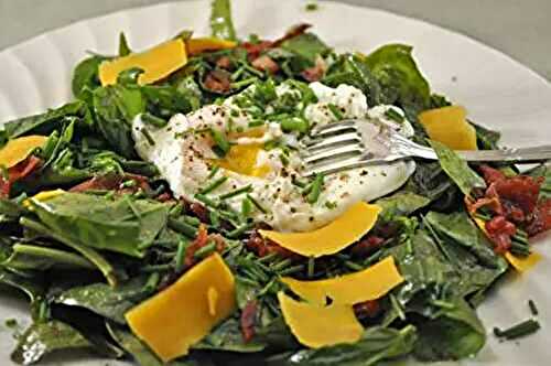 Ham, Egg and Spinach Salad