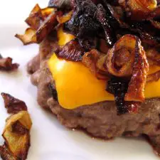 Hamburger Steak, Fried Onions