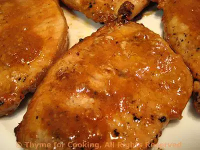 Hot and Sweet Grilled Pork Chops; What goes up....