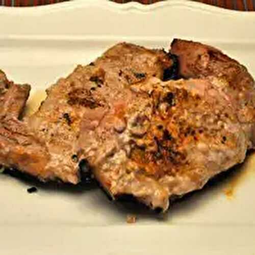 Hot and Sweet Grilled Pork Chops