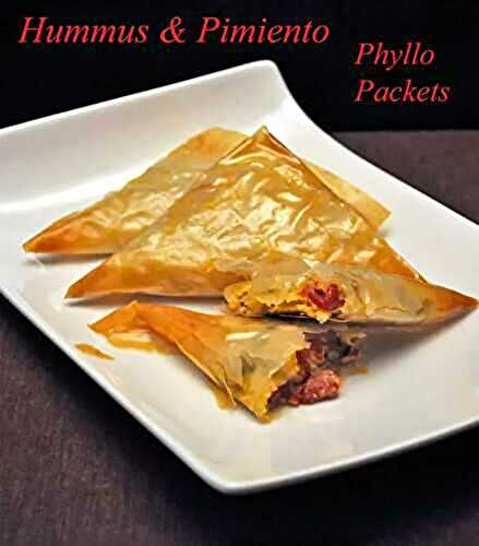 Hummus & Pimiento Phyllo Packets