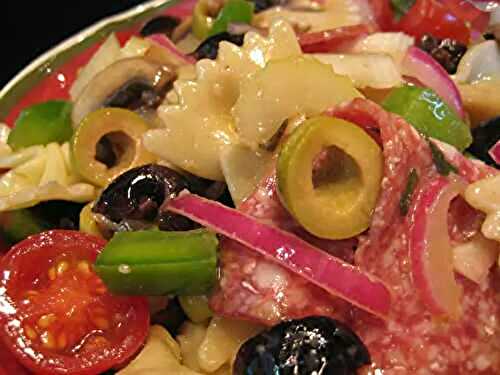 Italian Picnic Pasta Salad; meanderings