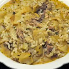 Lamb and Artichoke Bottom Risotto