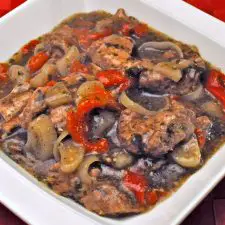 Lamb and Pimiento Stew, Slow Cooker