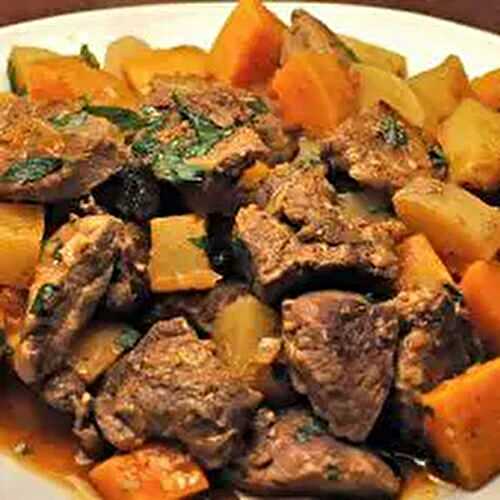 Lamb Stew with Potatoes and Butternut Squash