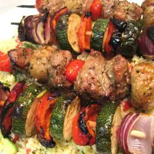 Lamb & Vegetable Kebabs