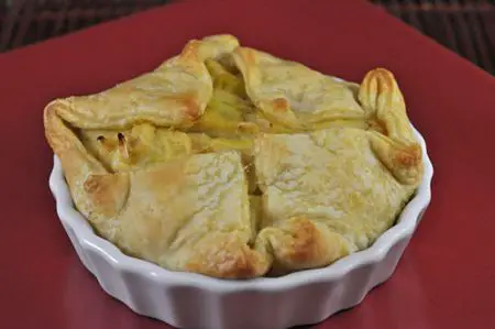 Leek and Acorn Squash Tarts; French class