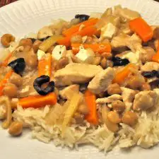 Lemon Chicken with Chickpeas