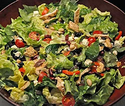 Lettuce with Turkey, Red & White Beans; what cows do in the winter
