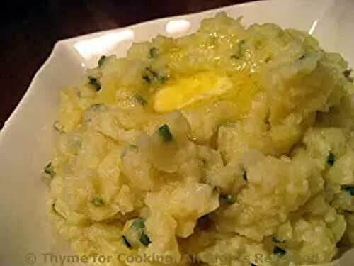 Mashed Potatoes with Cauliflower; Menu of the Week, Please...Prove me Wrong!
