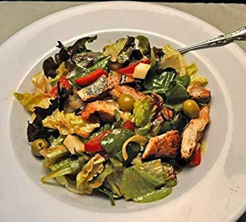 Mediterranean Chicken Salad; blog update (?)