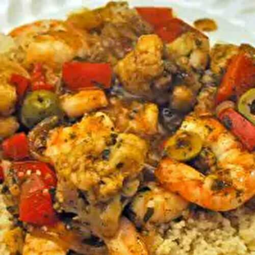 Moroccan Shrimp & Cauliflower