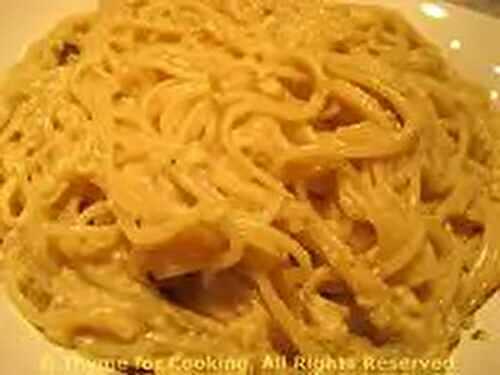 Noodles with Egg Sauce; Holidays