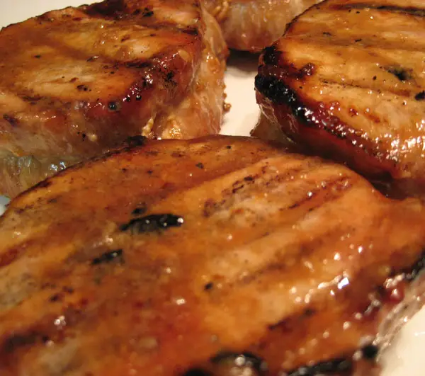 Orange Glazed Pork Chops, a (very) wee rant and a dessert request