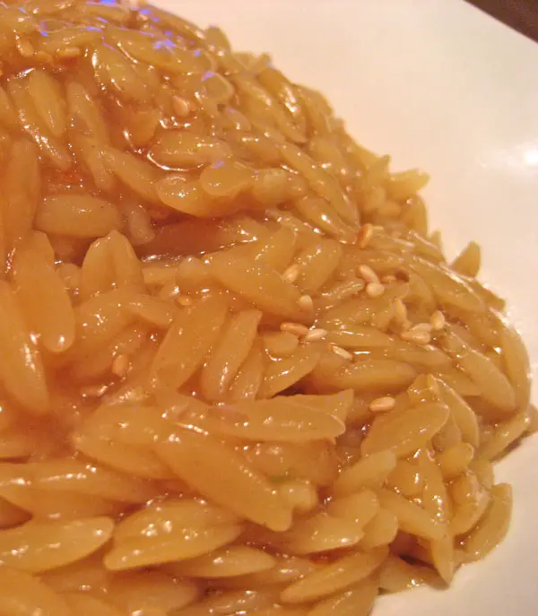 Oriental Orzo; I won (at) the Lotto